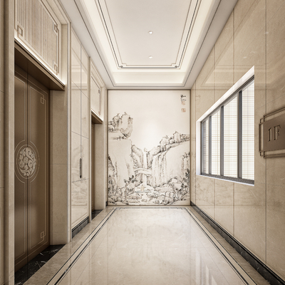 New Chinese Elevator Hall