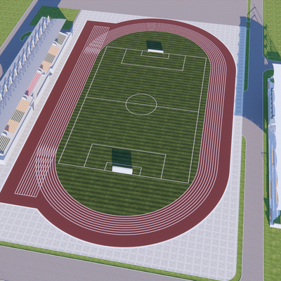 modern football stadium