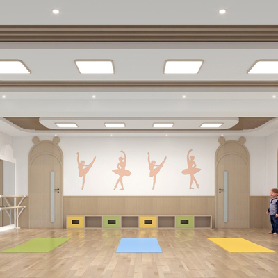 Modern Kindergarten Dance Classroom