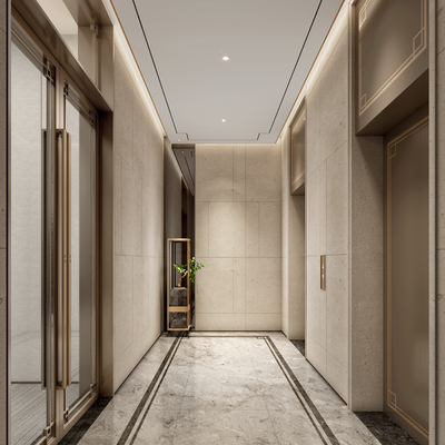 New Chinese Elevator Hall