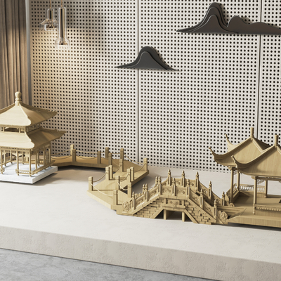 New Chinese Pavilion Sculpture Ornaments