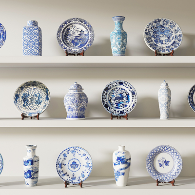 New Chinese Blue and White Porcelain