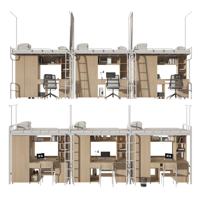 Bed Lower Table Dormitory Bed Single Bed