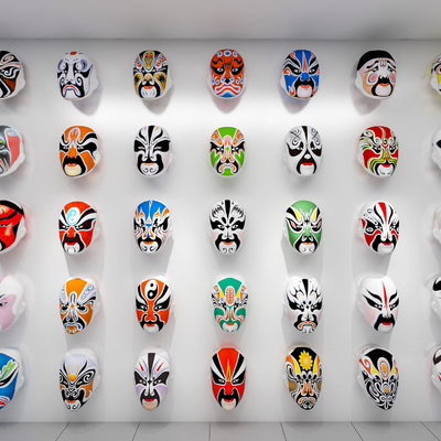 Wall Decoration Hanging Decoration Peking Opera Mask Sichuan Opera Face-changing