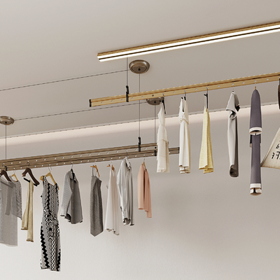 Electric drying rack hanger