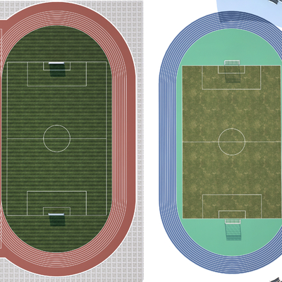 Runway Football Stadium bleachers