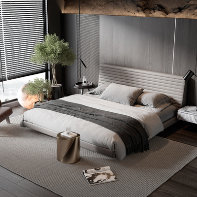 Minotti double bed