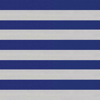 Blue and white striped fabric