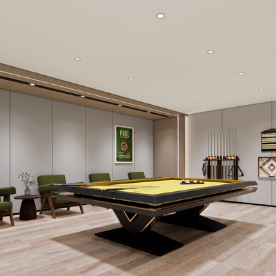 Modern Billiard Room