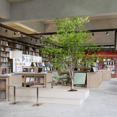 Library Bookstore Book Bar