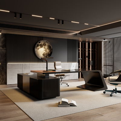 General Manager Office of Minotti Office Desk