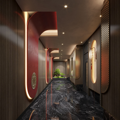 New Chinese Club Corridor