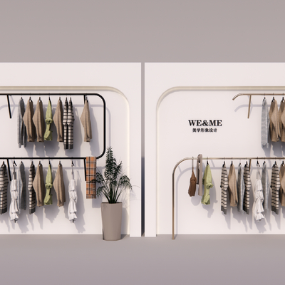 Clothes rack clothing rack display rack