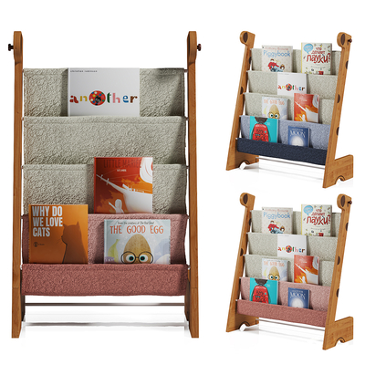 Children's Book and Newspaper Rack Reading Book Rack