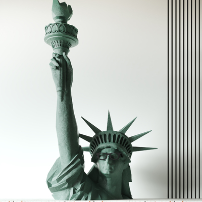 Modern Statue of Liberty Sculpture Ornaments