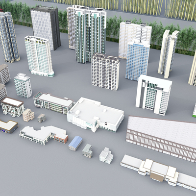 modern high-rise residential building components