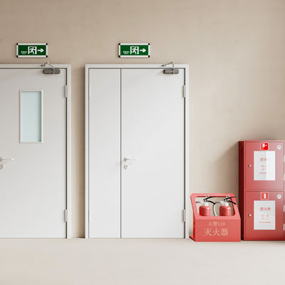 Fire door fire hydrant emergency lighting