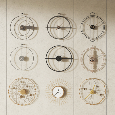 Modern Clock Wall Decoration Pendant