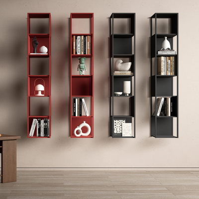 wall-mounted bookshelf