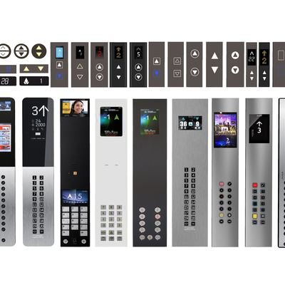 Elevator key button display