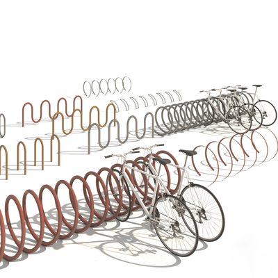 Bicycle rack parking