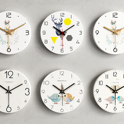 Nordic clock wall clock