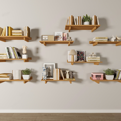 Nordic Bookshelf Wall Hanging Rack