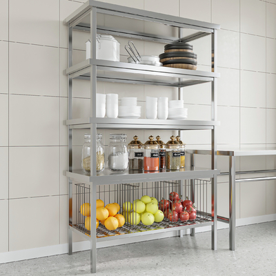 Kitchen Stainless Steel Storage Rack