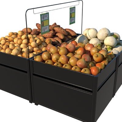 Fruit and vegetable container supermarket container