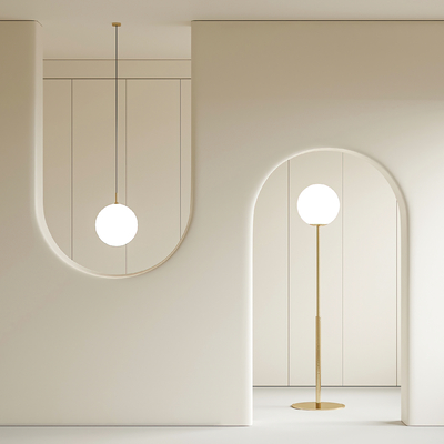 FLOS spherical floor lamp