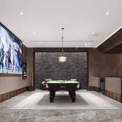 Modern Billiard Room