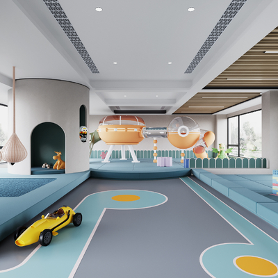 Modern Children's Entertainment Room