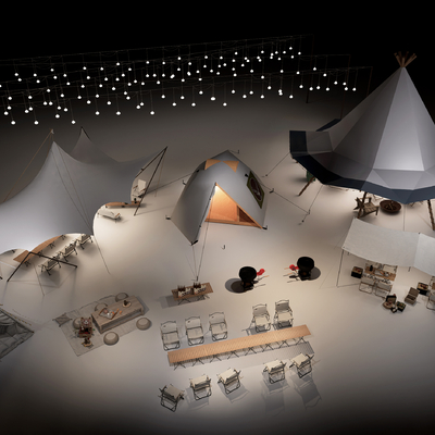 Tent campsite