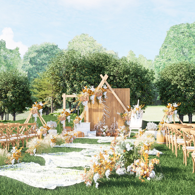 Modern Outdoor Wedding Landscape