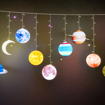 Planet chandelier atmosphere lamp