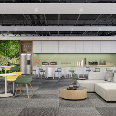 Modern pantry lounge area