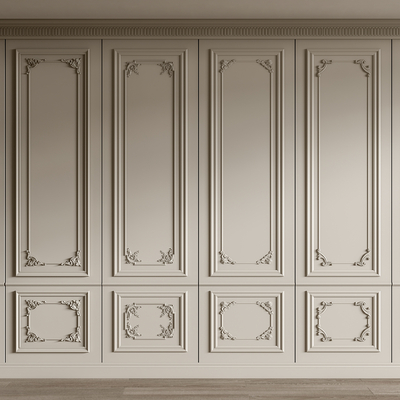 French plaster line Panel