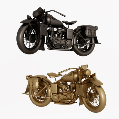 Metal Motorcycle Ornaments