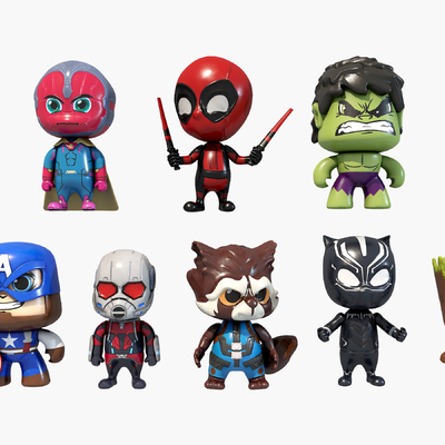 Marvel cartoon Art Toy doll