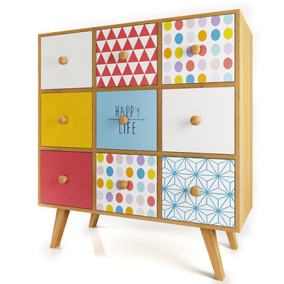 Modern Children's Side Cabinet Low Cabinet