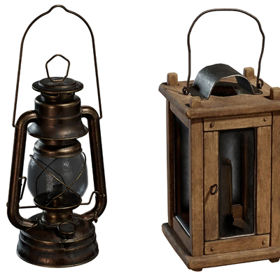 Industrial wind oil lamp