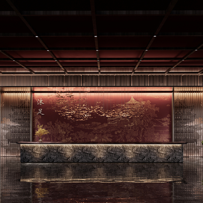 New Chinese Bath Center Lobby