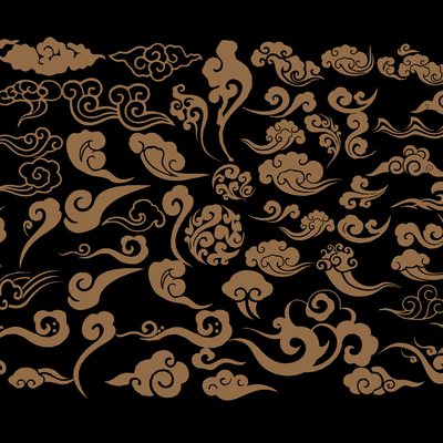 Xiangyun carved moire pattern