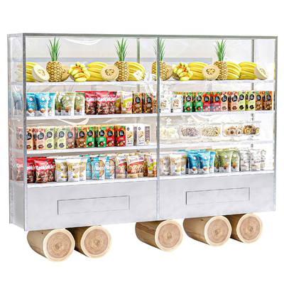 Supermarket shelf food display rack