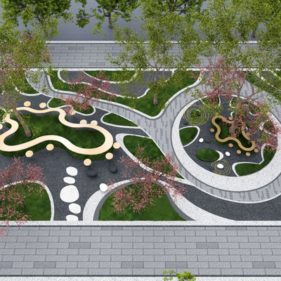 Landscape Tree Pool Planting Pool Flower Pool Seat