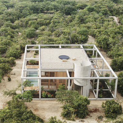 Modern Homestay Aerial View