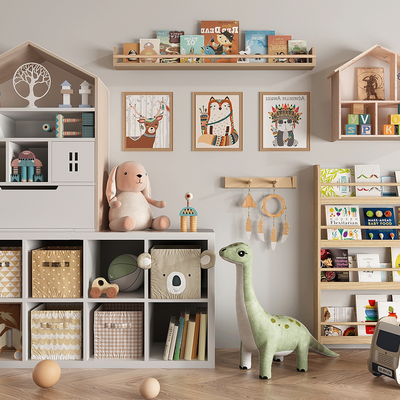 Children's Storage Cabinet Toy Cabinet