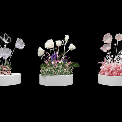 Modern Floriculture Wedding Art Display