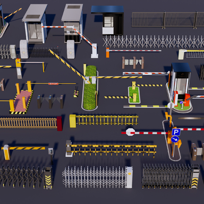 Swing gate, access control machine, road gate