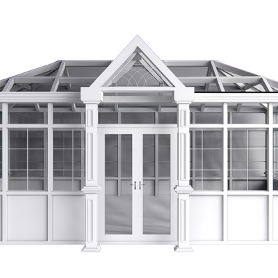 European-style sun room glass room